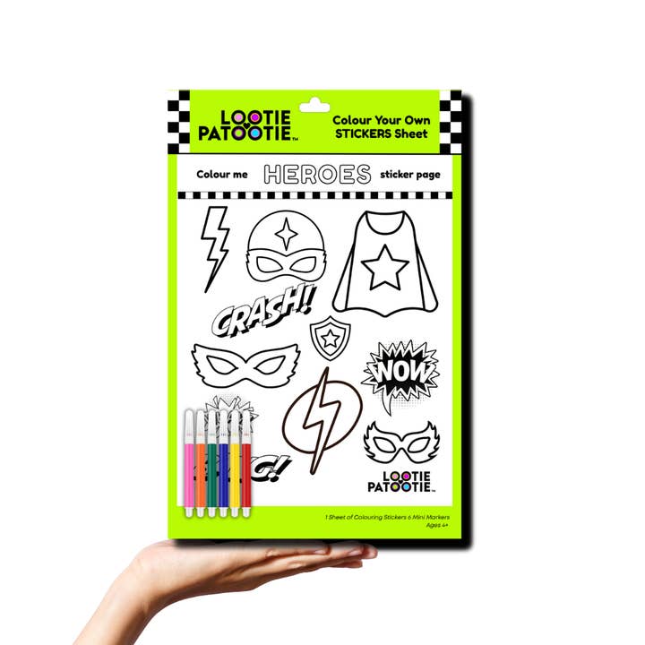Farv mig superhelte for engroshandel hos LP Studios/Lootie Patootie