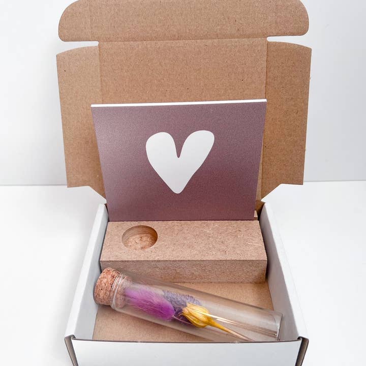 SEQ LIFESTYLE - Wholesale Gift Box - Gift box size S - Pink Flower Tube3