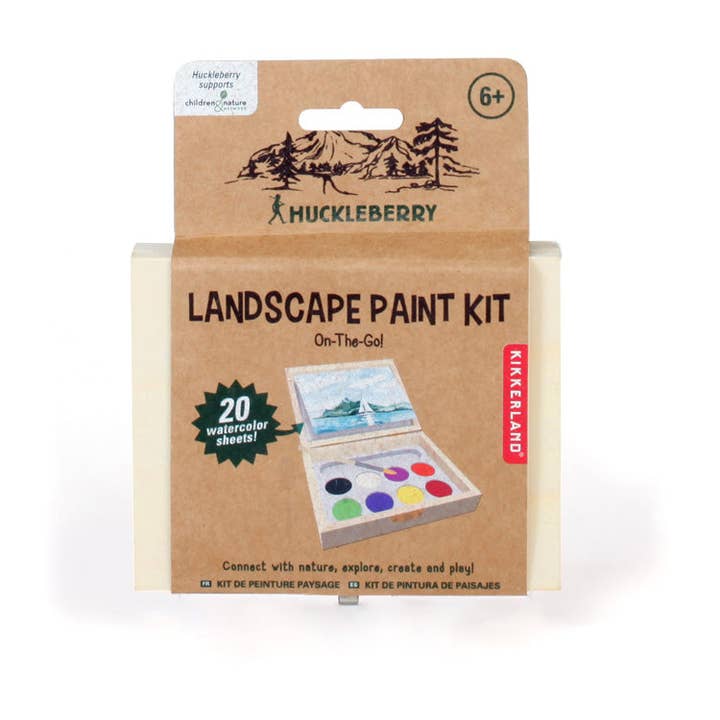 Huckleberry Landscape Paint Kit for wholesale by Kikkerland Design Inc