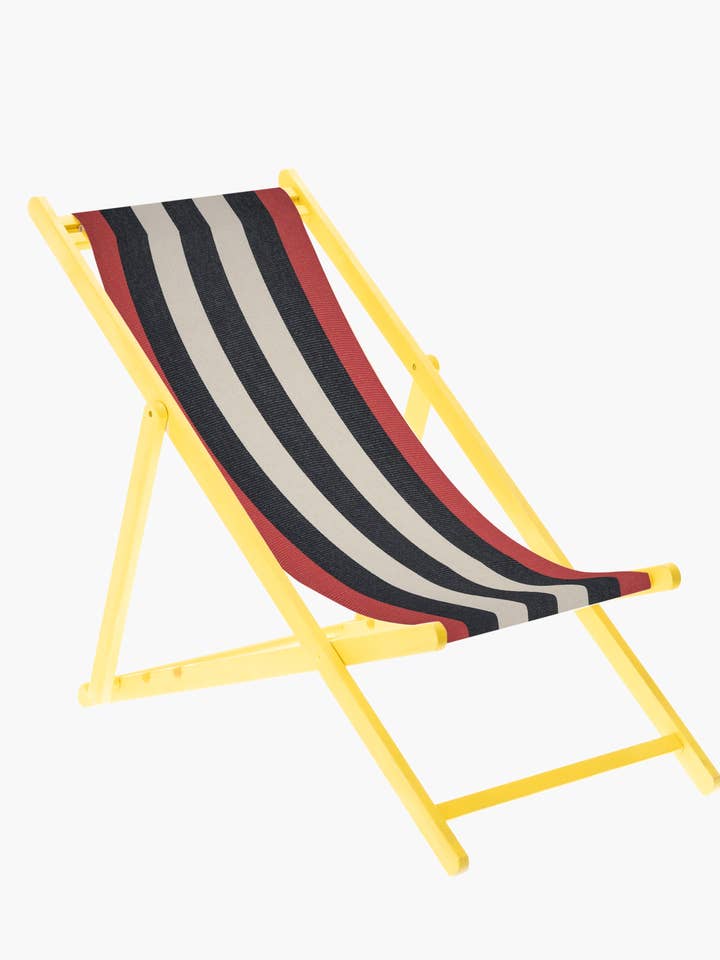 Laura Yellow Chilean - Carthage Tomette/Black Canvas for wholesale by Les Toiles du Soleil
