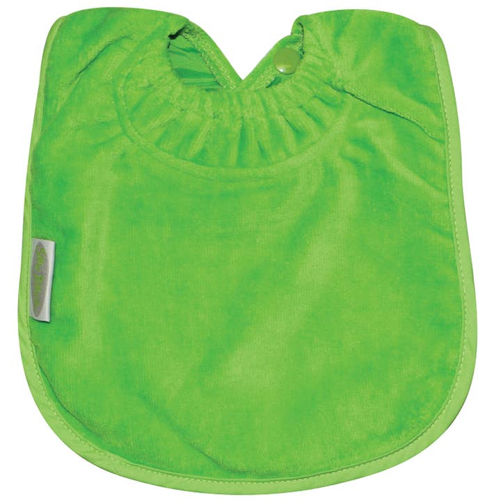Grand bavoir serviette Lime pour la vente par Silly Billyz