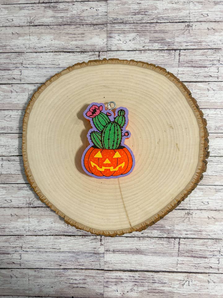 Cactus Pumpkin Car Freshie for wholesale by Within The Wildflowers