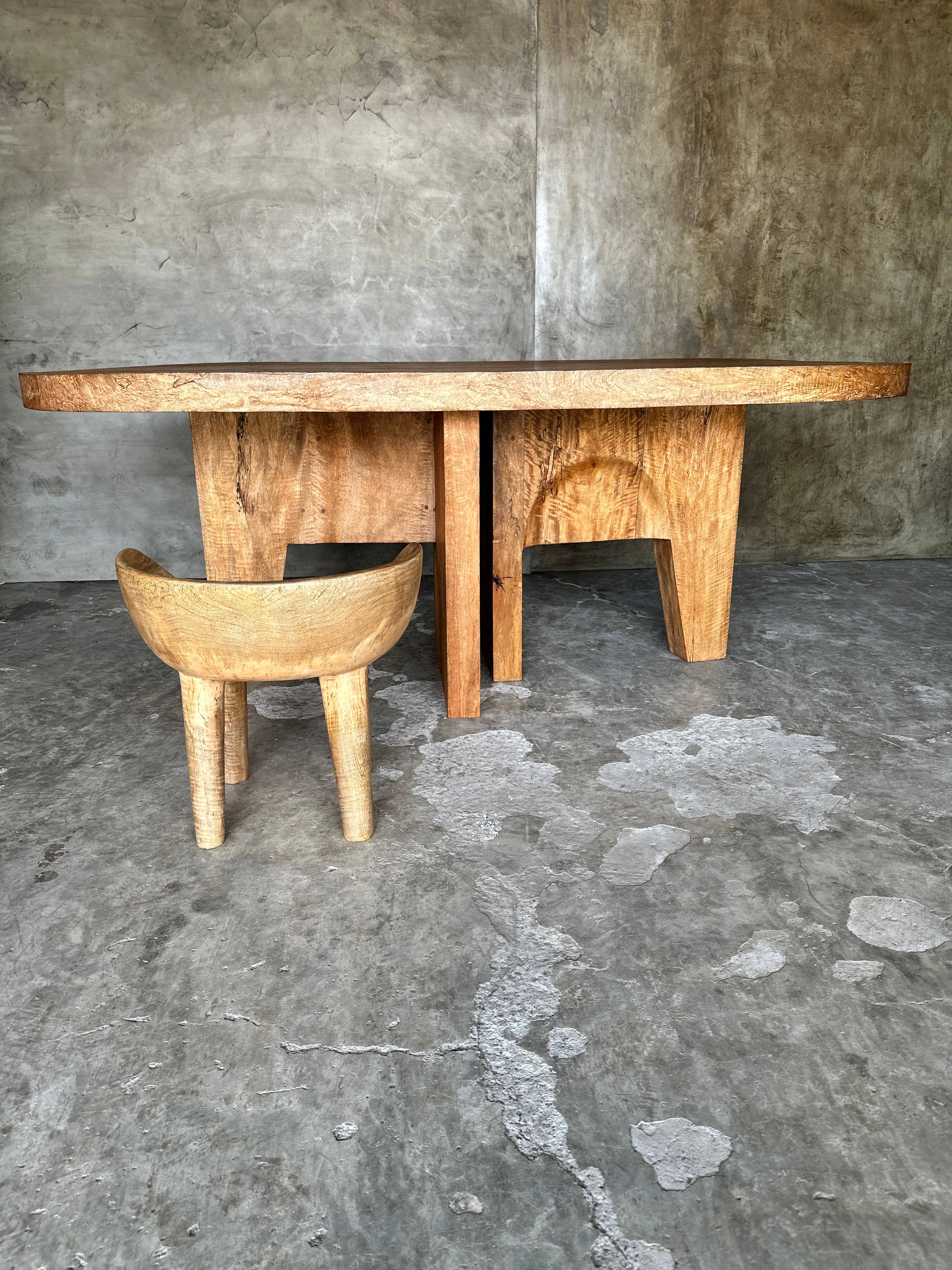 Office Objets - Wholesale Coffee Table - Massive mango wood table 2m10x1m25