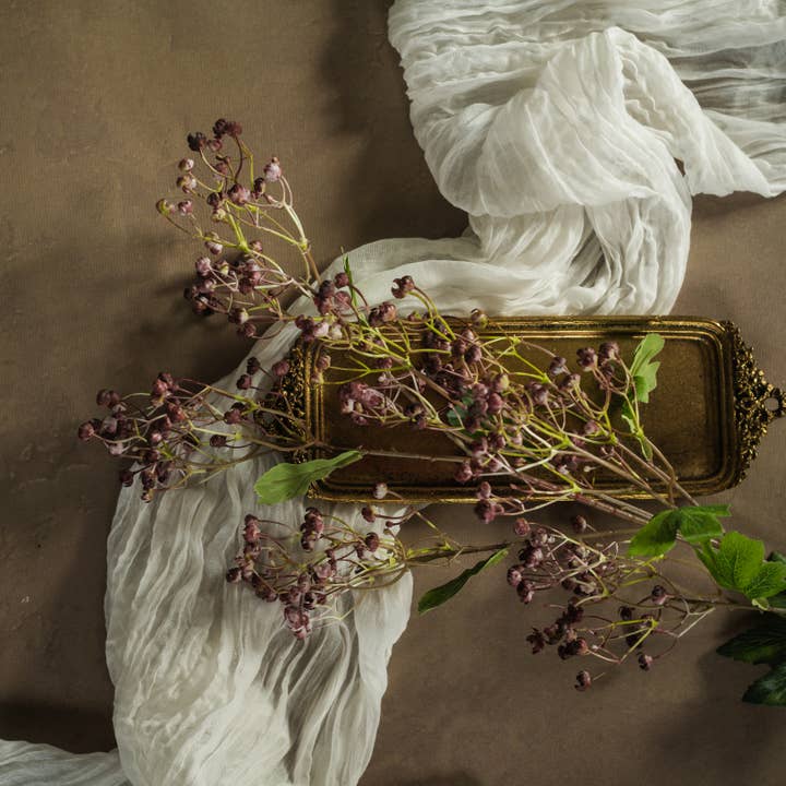 Ramo de Daphne de Inverno de 34" Vinho por atacado de Ragon House