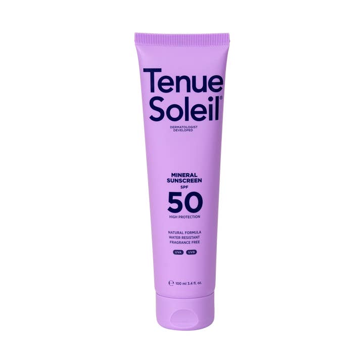 Tenue Soleil – Engroshandel Solcreme – Tenue Soleil® mineral solcreme SPF50, 100 ml0