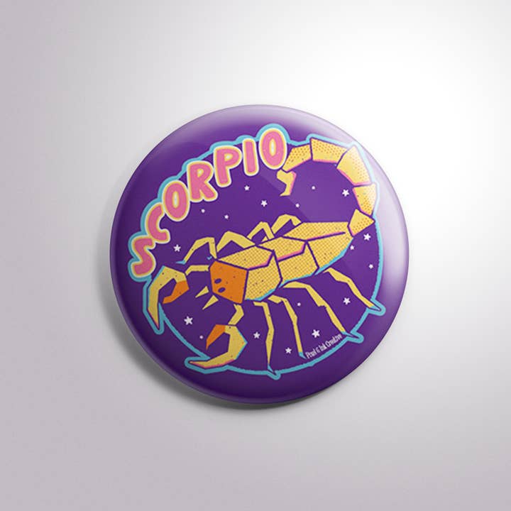 Pixel & Ink Creative - Wholesale Lapel Pin/Button - Zodiac 1.5" Buttons7