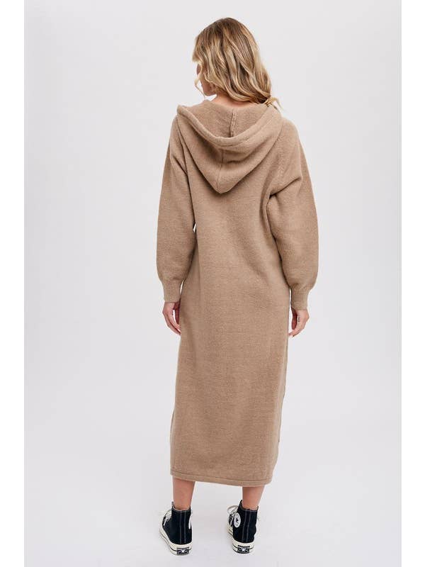 Vanilla Monkey – wholesale Dress – Women's – Hoodie Sweater Shift Dress3