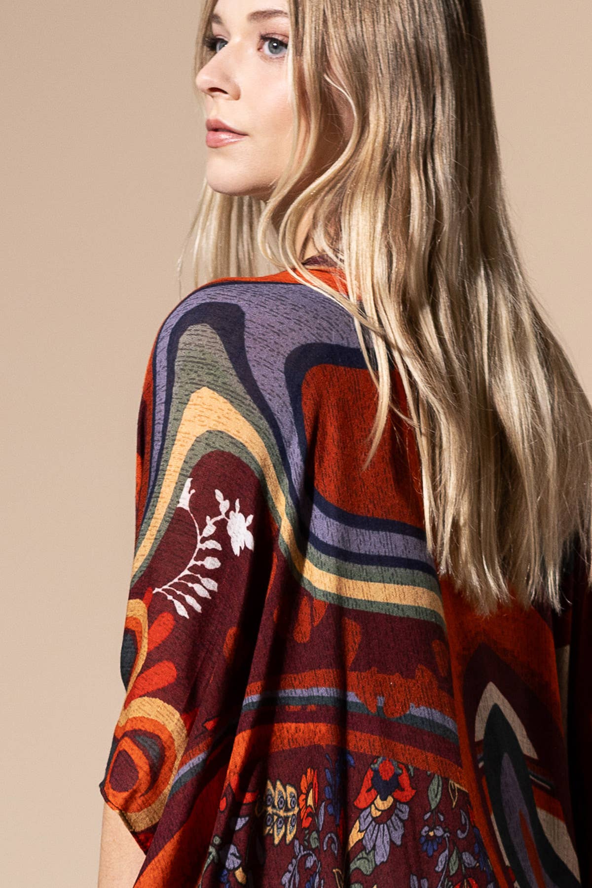 Pointillism Kimono for wholesale on Faire6