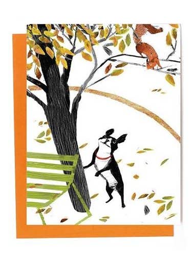 Boston Red Grußkarte für den Großhandel von Artiphany