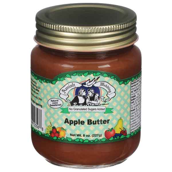 Hudson Meat Company - Wholesale Jam/Jelly - APPLE BUTTER SUGARLESS OLD FASHION - AMISH WEDDING