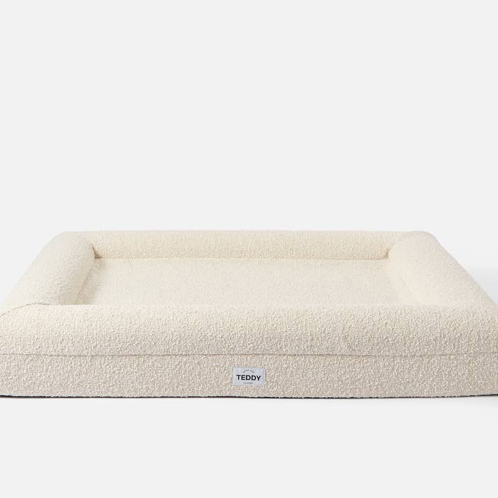 TEDDY LONDON – Großhandel Haustierbett – Katze/Hund – GROSSES BOUCLE-HUNDE- UND KATZENBETT