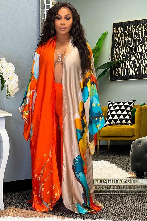 Aria Romance - Wholesale Kimono - Women's - Colorblock Smock Top6