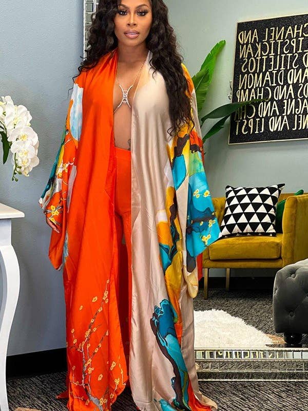 Aria Romance - Wholesale Kimono - Women's - Colorblock Smock Top6