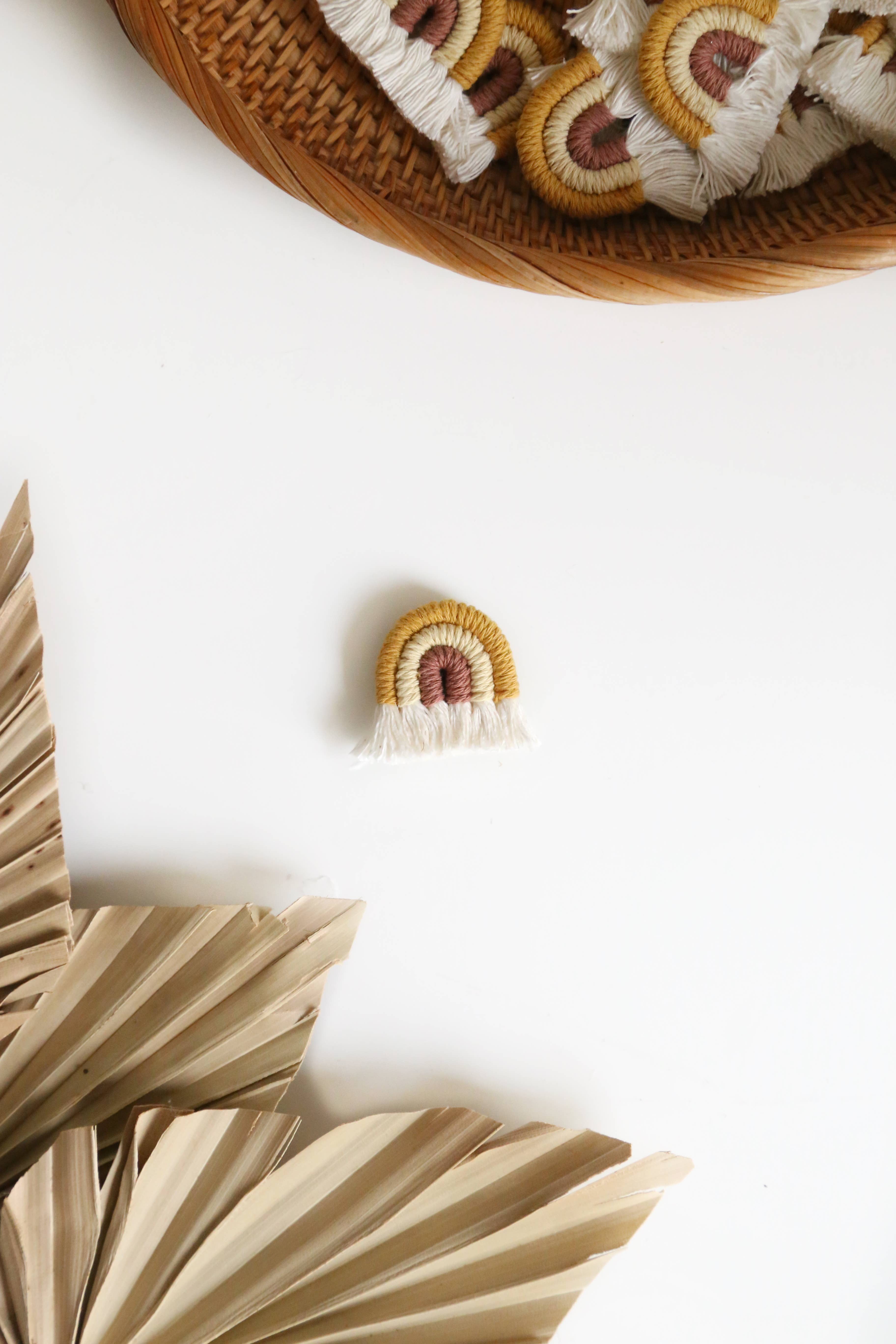 The Frenchie Knot - Wholesale Magnet - Macrame rainbow magnet7