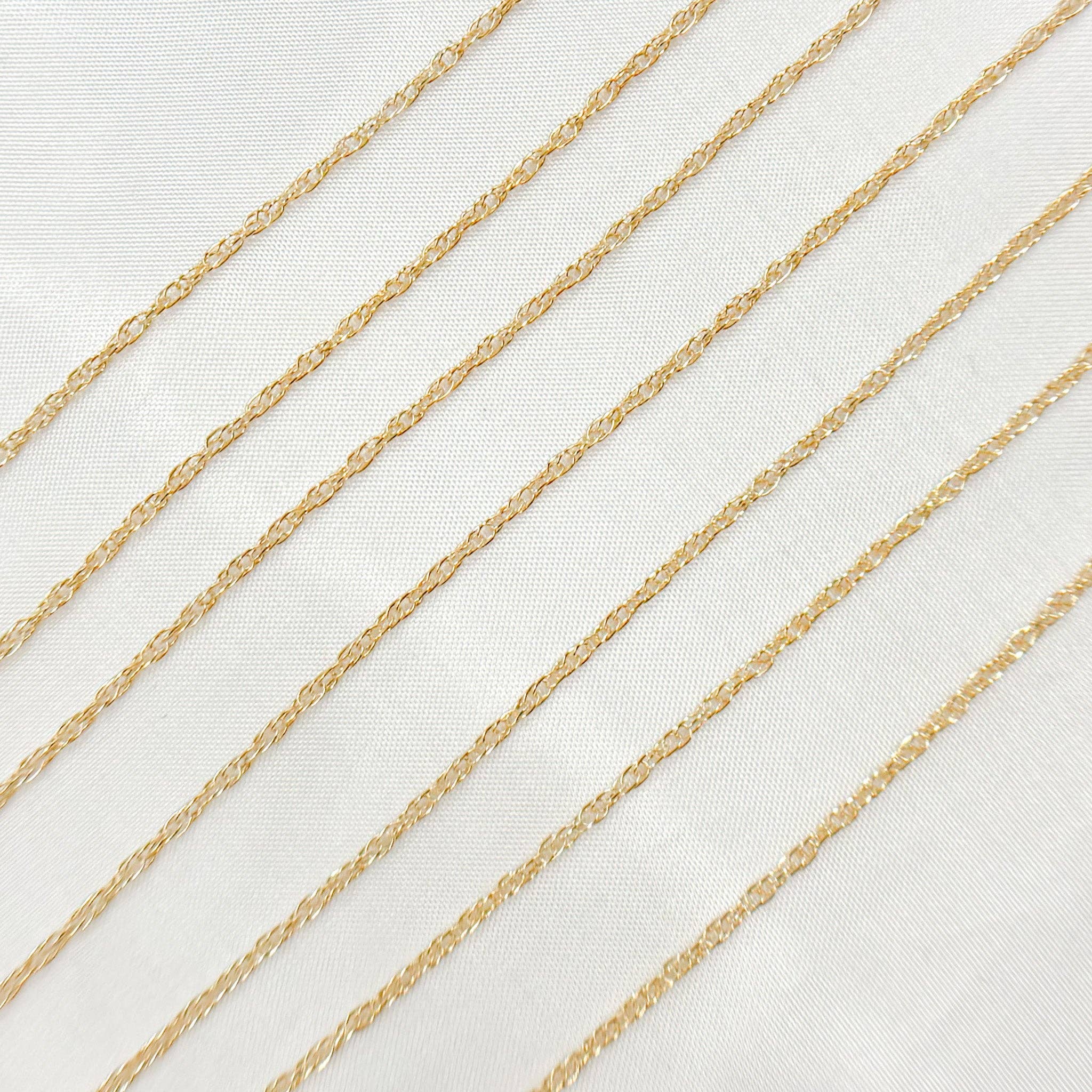 Tresor Jewelry Inc. - Wholesale Link & Chain Necklace - 010RGF. 14K Gold Filled Rope Chain2