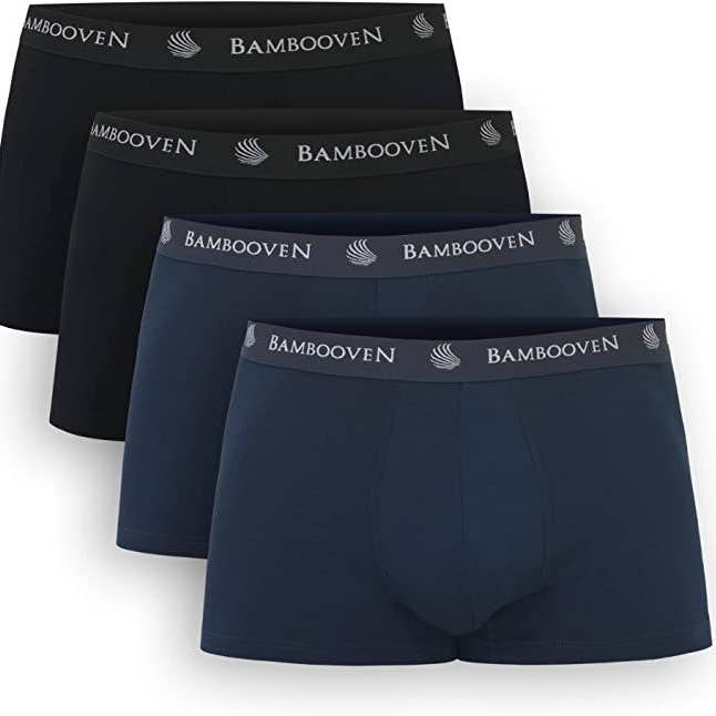 Bambooven - Wholesale Underwear - Men's - Men’s Bamboo Trunks with Pouch 4-Pack27