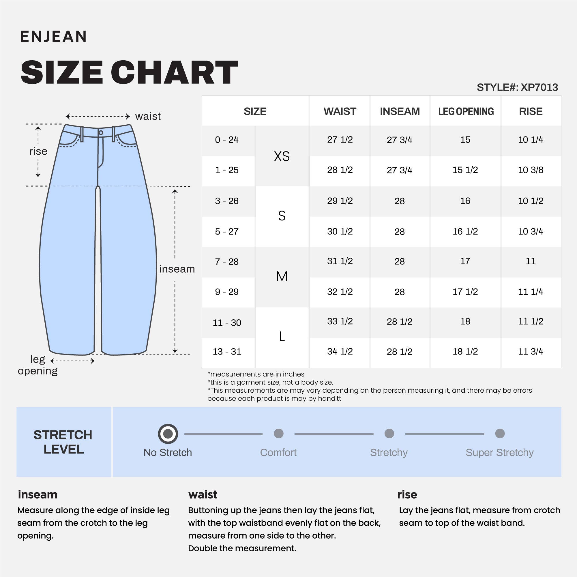 MEDIUM OPEN PACK Relaxed Barrel Jeans with Side Panel XP7013 for wholesale on Faire4