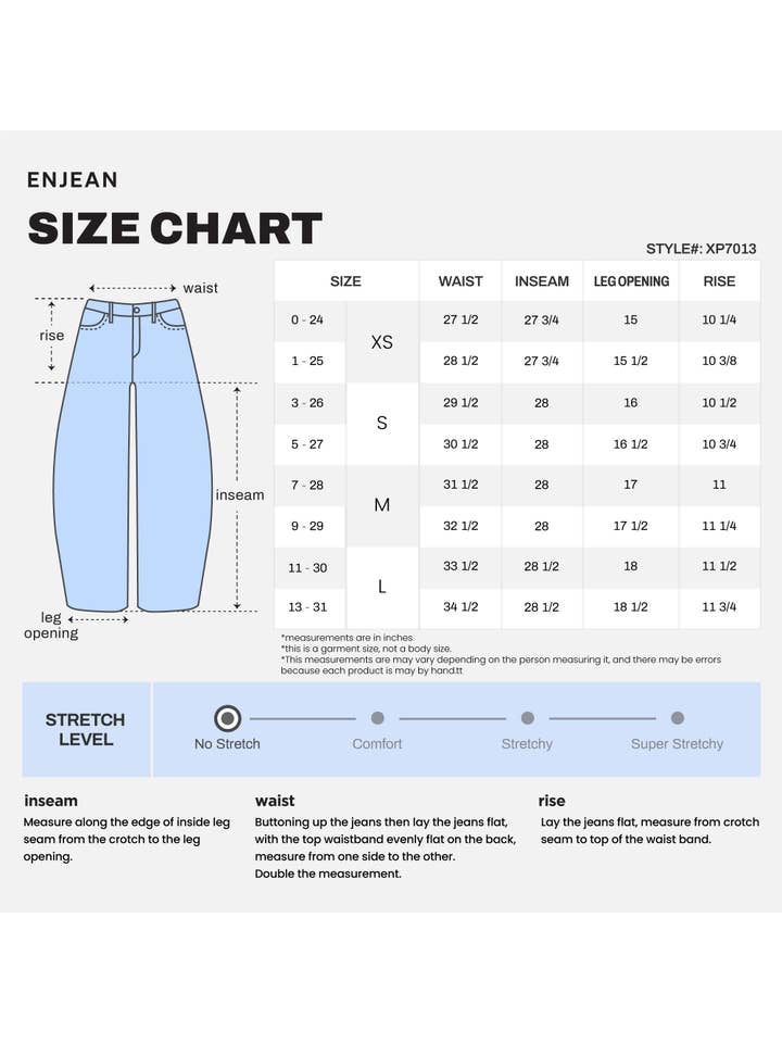 MEDIUM OPEN PACK Relaxed Barrel Jeans with Side Panel XP7013 for wholesale on Faire4