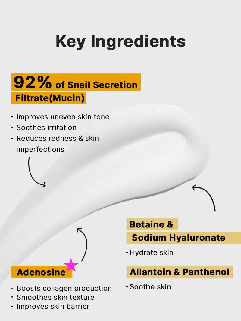 Kosmic - Kbeauty Skincare - Vente Crème hydratante pour le visage - [COSRX] Crème tout-en-un Advanced Snail 92 100 g1