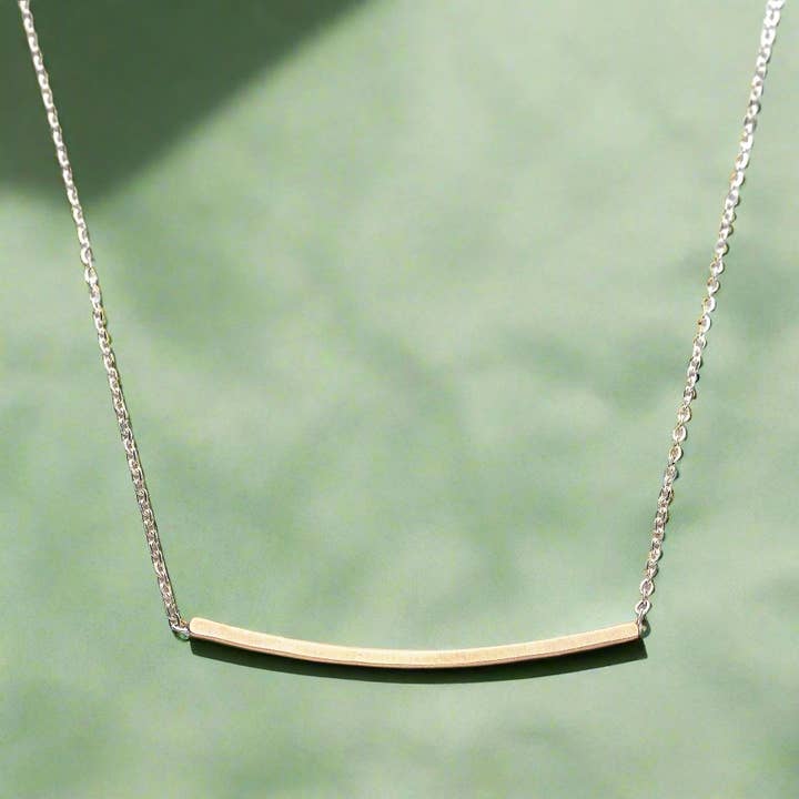 Goldene Reflections-Halskette für den Großhandel von J + I Jewelry