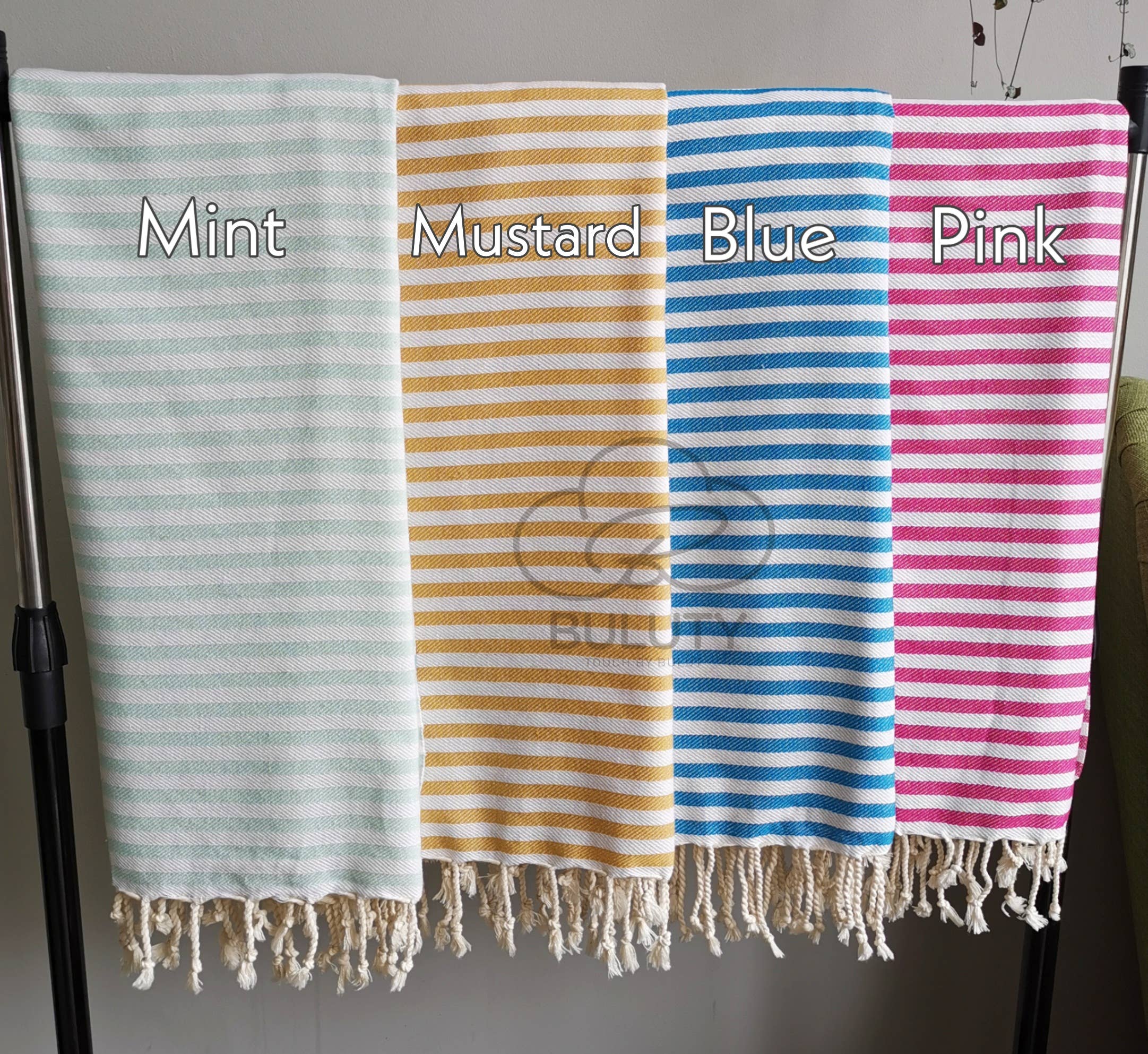 Buluty – Toalha de banho por atacado – Toalha de banho Stripe, Peshtemal turco, presente de decoração de casa de praia19