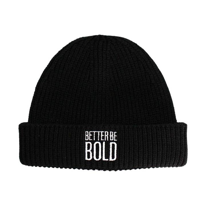 Berretto BETTER BE BOLD realizzato con materiali riciclati per la vendita all'ingrosso da parte di BETTER BE BOLD