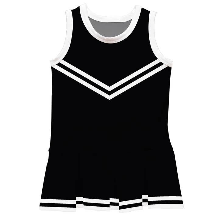 Black White Sleeveless Cheerleader Dress for wholesale by Vive La Fete