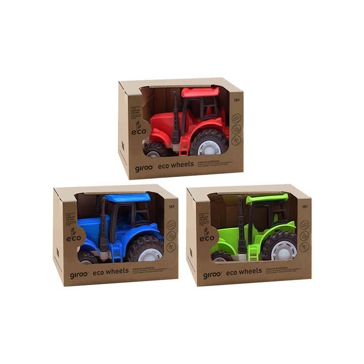 AJ Aguiar - Wholesale Toy car/truck – Child - Eco Tractor Free Wheel Spins 10 cm 3 Assorted Dis-121