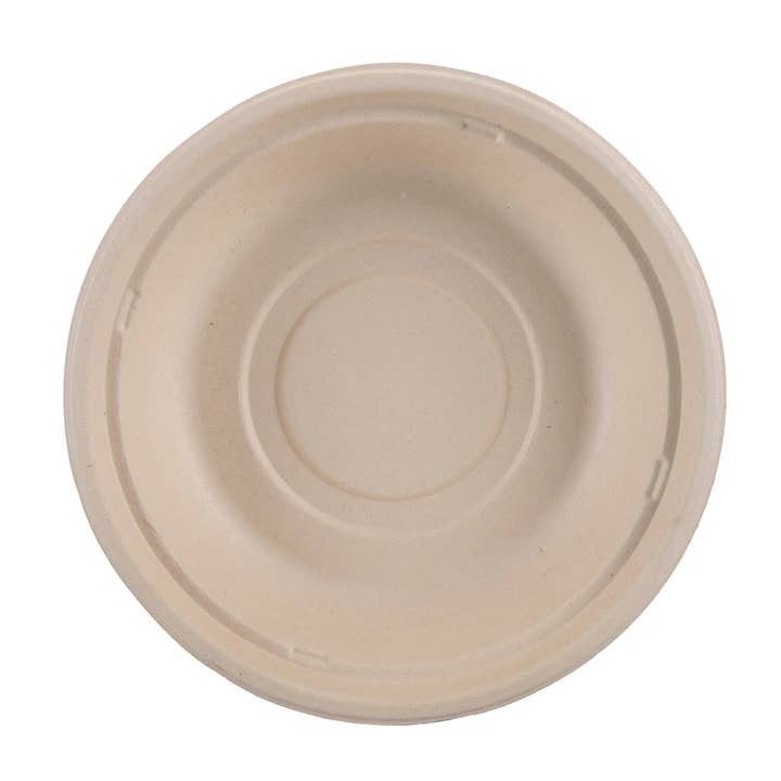 NatureZway - Wholesale Disposable Plate - 8" Bamboo & Sugarcane Round Bowls | 16 OZ | 160 Pack
