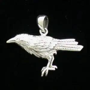 Sterling Silver Raven Pendant for wholesale by Zeppo Merchandisers Inc