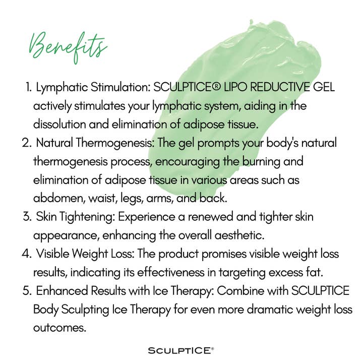 Sculptice - Wholesale Body Cream/Lotion - SculptICE® Lipo-Reduction Gel