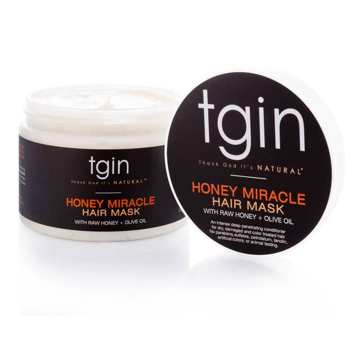KT Supply – wholesale Hair Mask – Thank God Its Natural Hair Mask, Honey Miracle 12 Oz