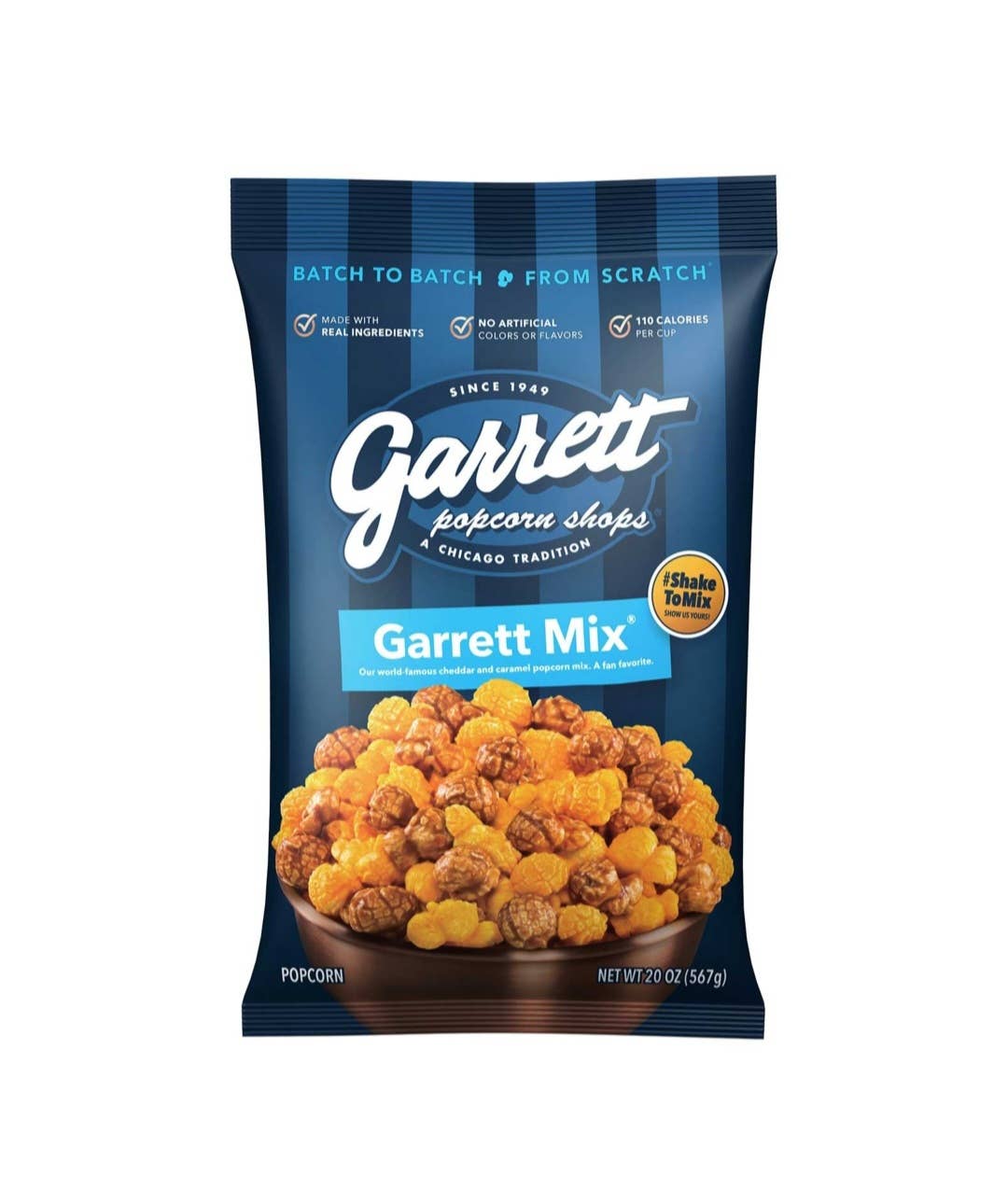 Majestic Wholesale - Wholesale Popcorn - Garrett Popcorn Shops Garrett Mix 20oz Cheese & Caramel