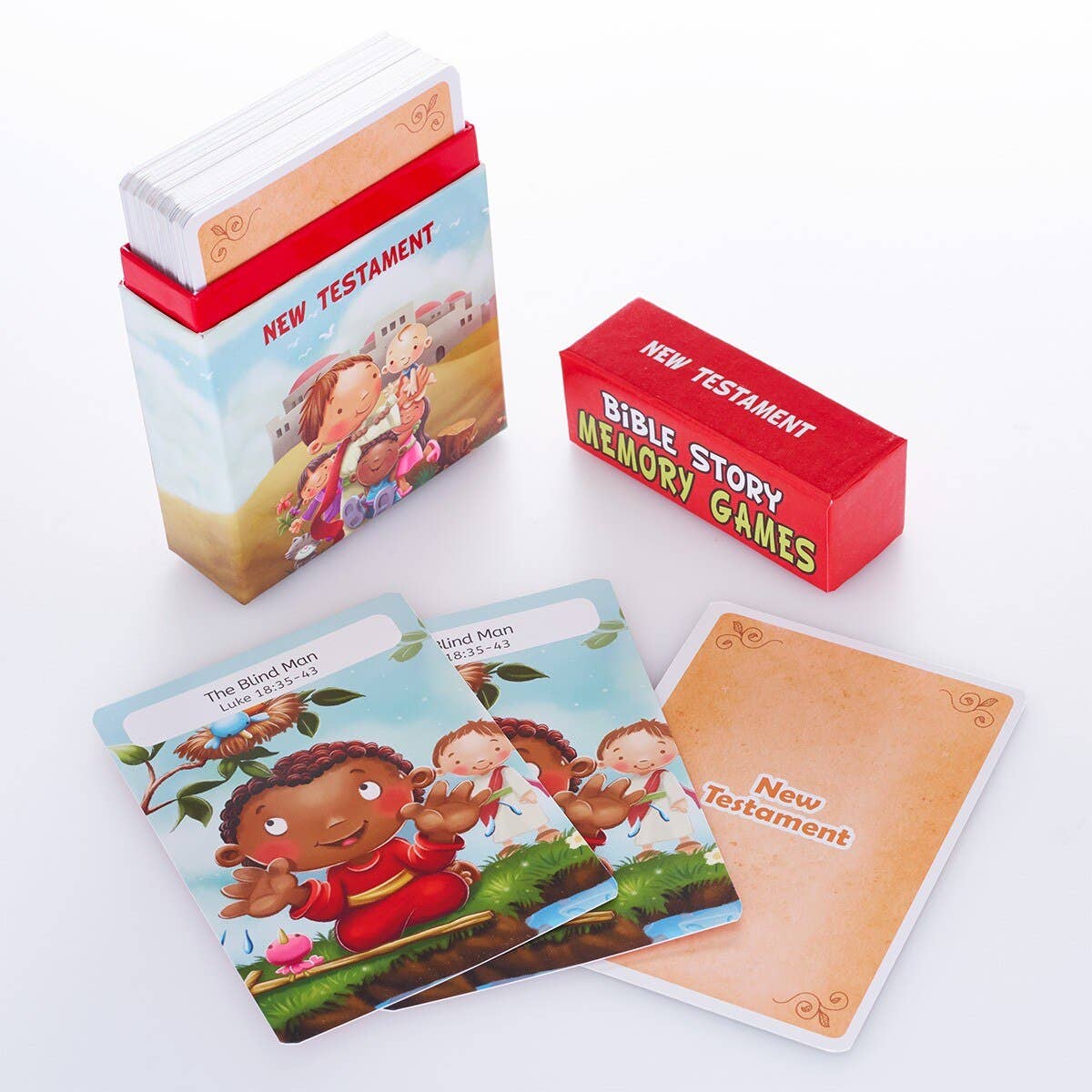 Christian Art Gifts - Wholesale Learning Cards - Kids & Baby - Card Box Bible Story Memory Games New Testament1