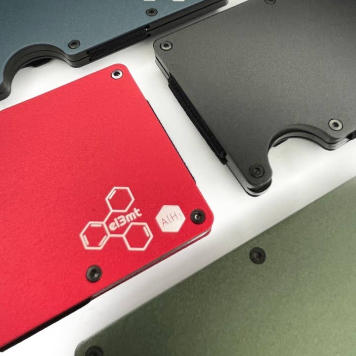 el3mt – wholesale Wallet - Men’s – SLIM METAL Men's Wallet el3mt AlH3 Aluminum Ember ridge