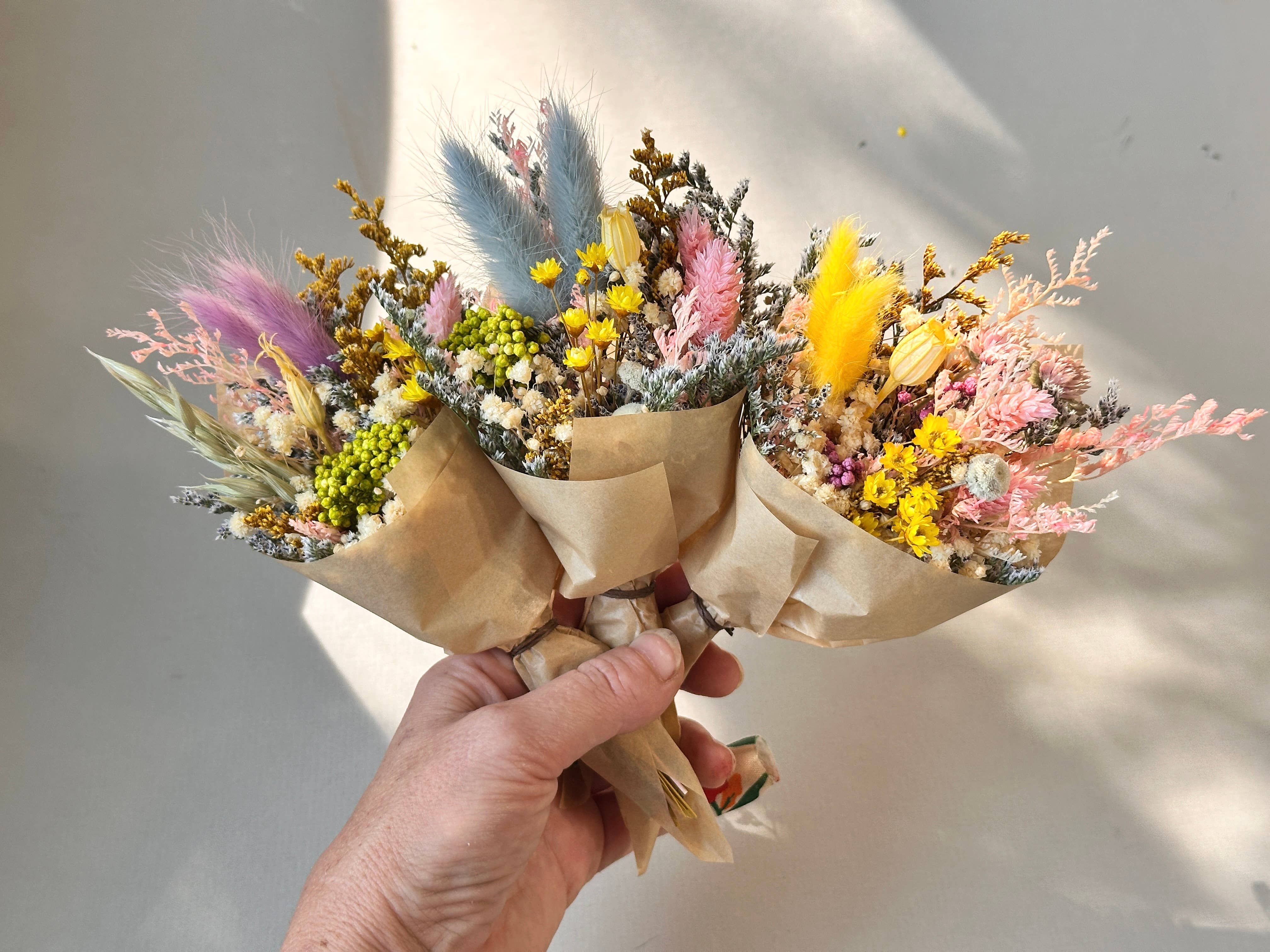 The Gardeners Wife – Großhandel Getrocknete/gepresste Blumen – Baby-Strauß - Frühlingsedition1