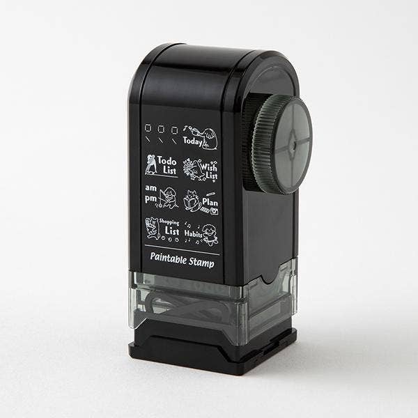 「FUNJI」In Japan - Wholesale Rubber/Decorative Stamp - MIDORI Paintable Rotating Stamp To-Do List Gift5