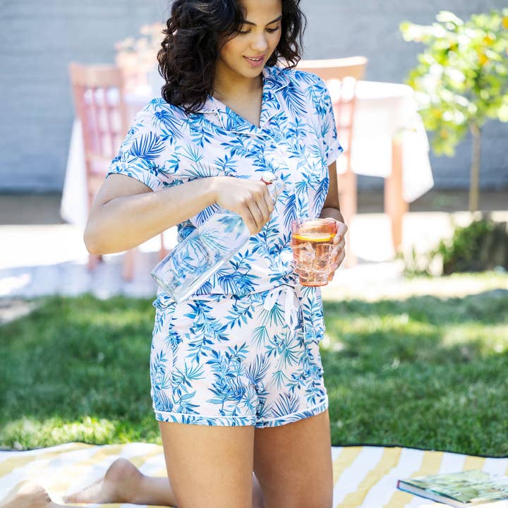 DM Merchandising - Wholesale Lounge Shorts - Women's - Hello Mello Lazy Daisy Lounge Shorts Open Stock
