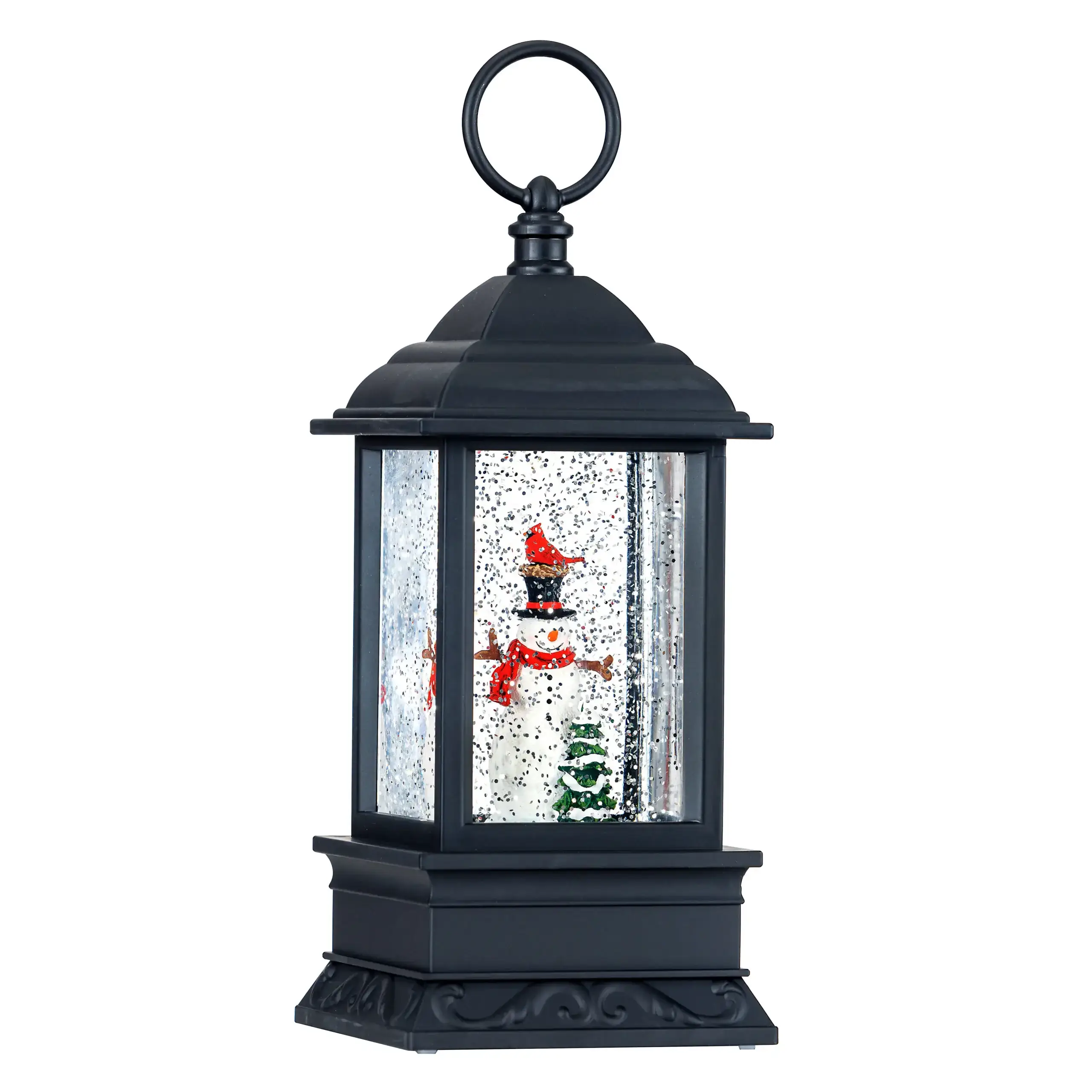 Second Nature by Hand - Wholesale Desk Globe - 9" H LED Snowman Plastic Water Lantern2