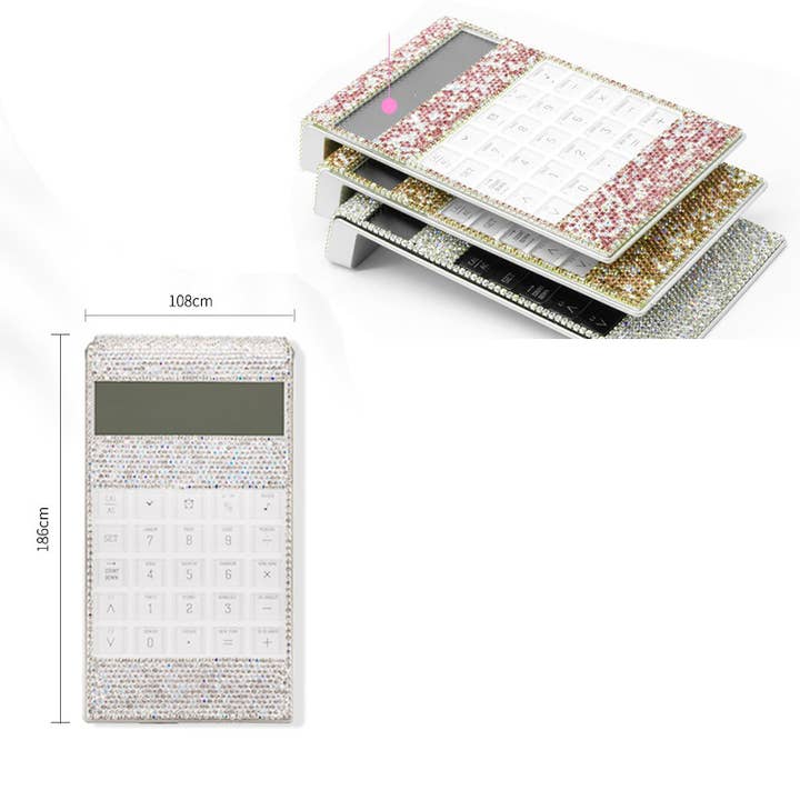 Ole - Wholesale Calculator - Ceramic Rhinestone Calculator MIS08886