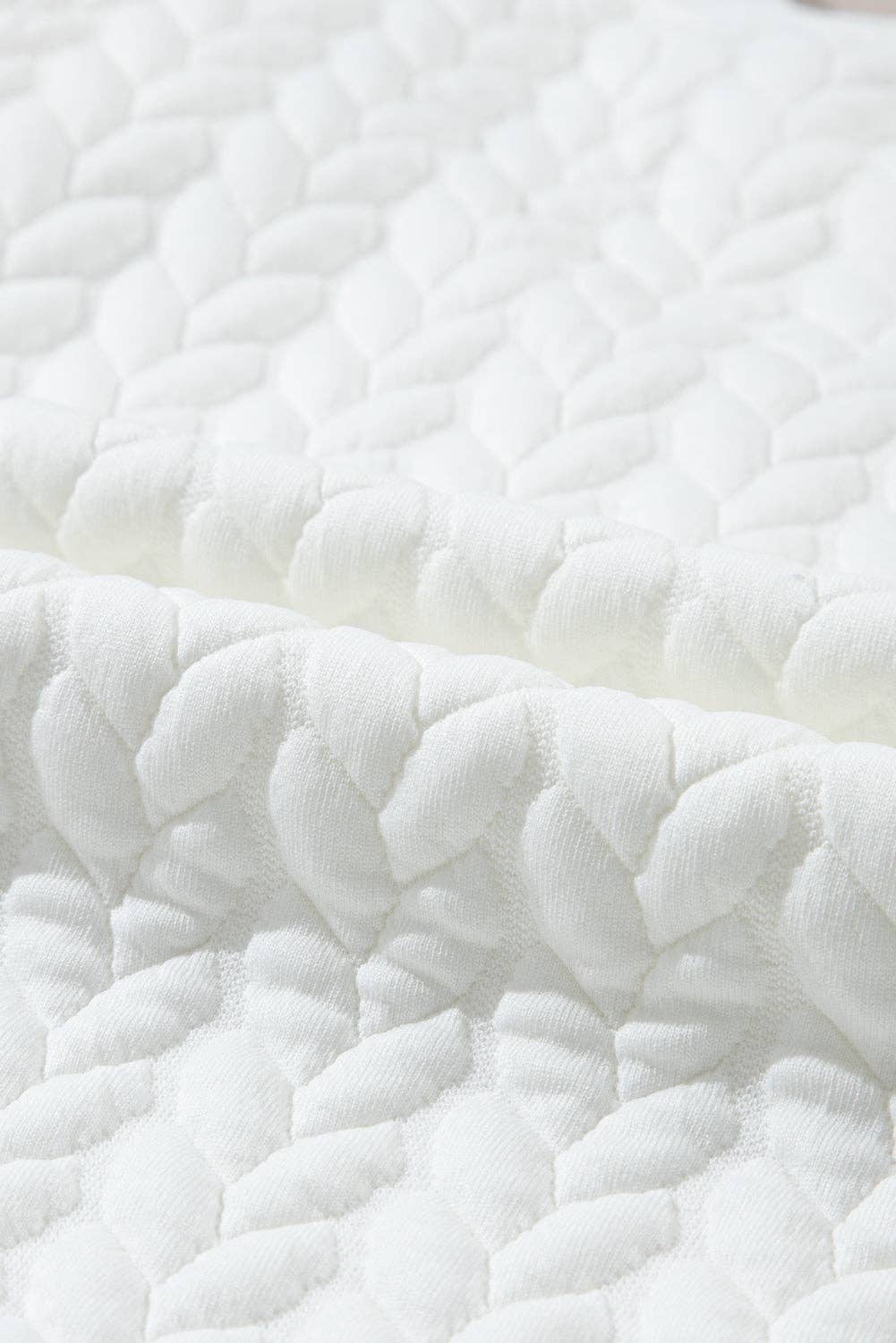 Suhkasana - Wholesale Sweatshirt - Women's - White LUCKY Chenille Embroidered Cable Knit Pullover Sweatshirt24