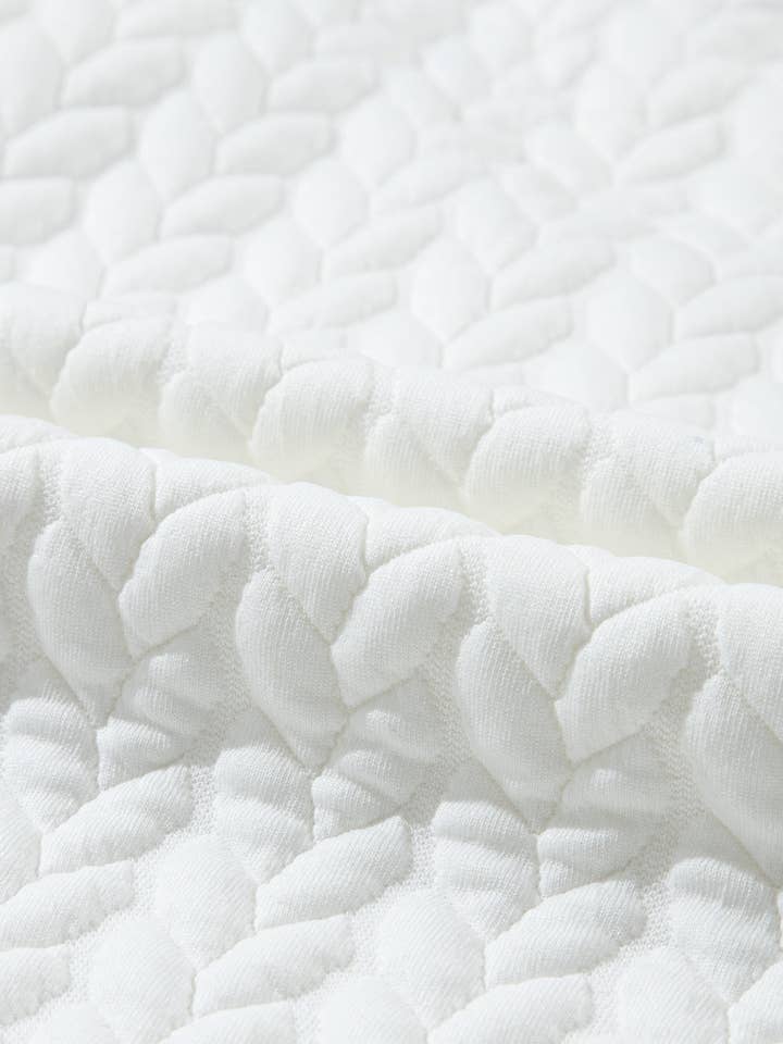 Suhkasana - Wholesale Sweatshirt - Women's - White LUCKY Chenille Embroidered Cable Knit Pullover Sweatshirt24