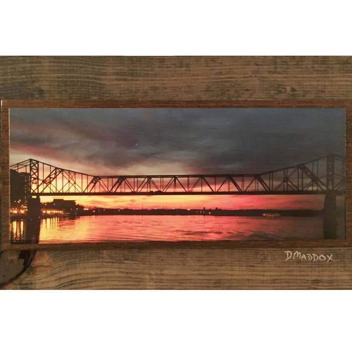 Louisville Second Street Bridge Trækunst for engroshandel hos Layne Wilson