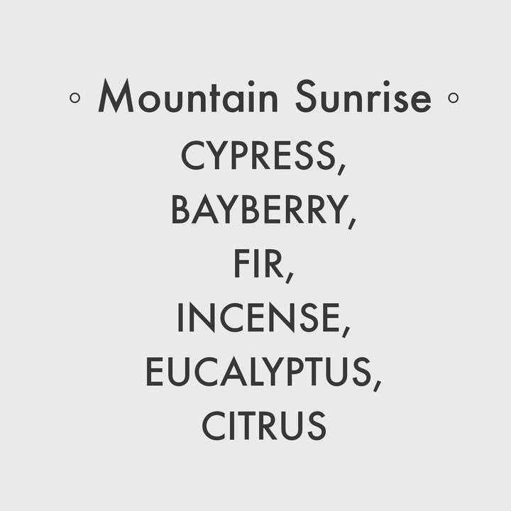 Mountain Sunrise - 8 oz Soy Candle for wholesale by Splash N Go Farm