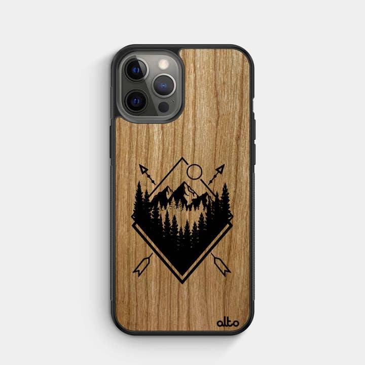Cherry Wood | Protective iPhone Case - Explore Design for wholesale by Alto Collective