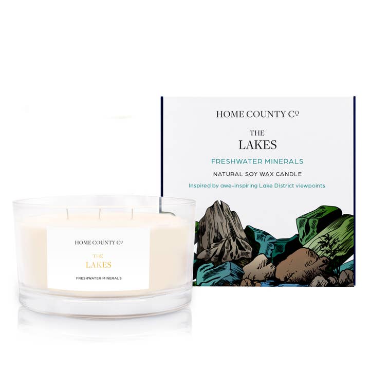 Los lagos: 3 velas de mecha para venta al por mayor de Home County Co.