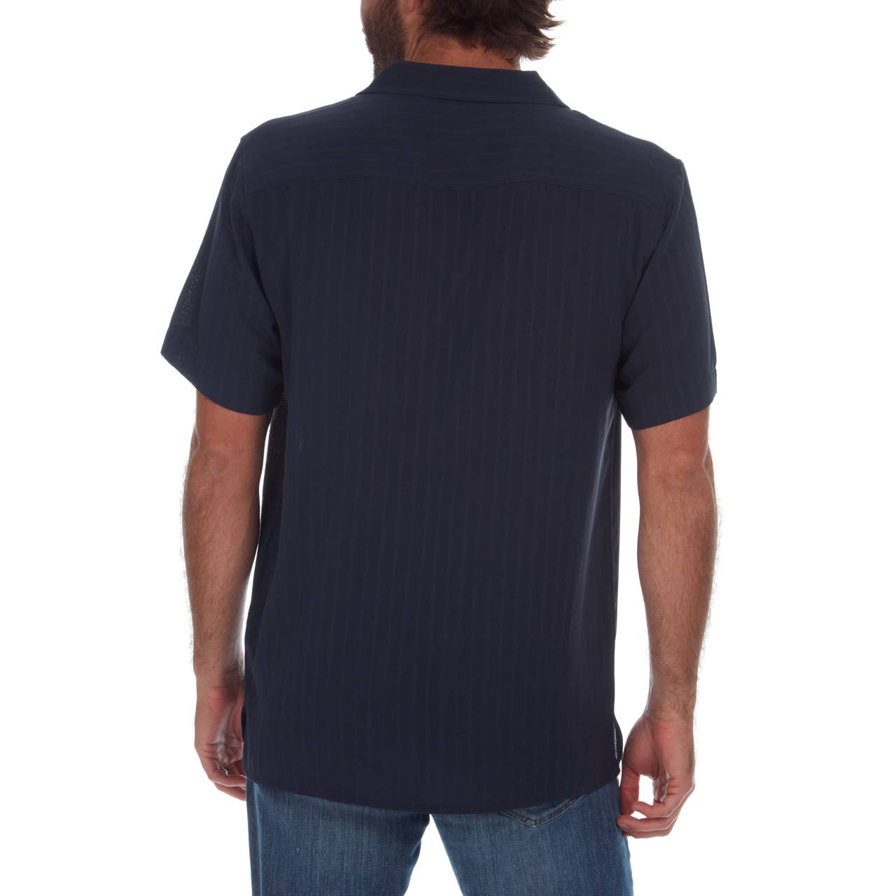 Navy Cameron Striped Shirt for wholesale on Faire5