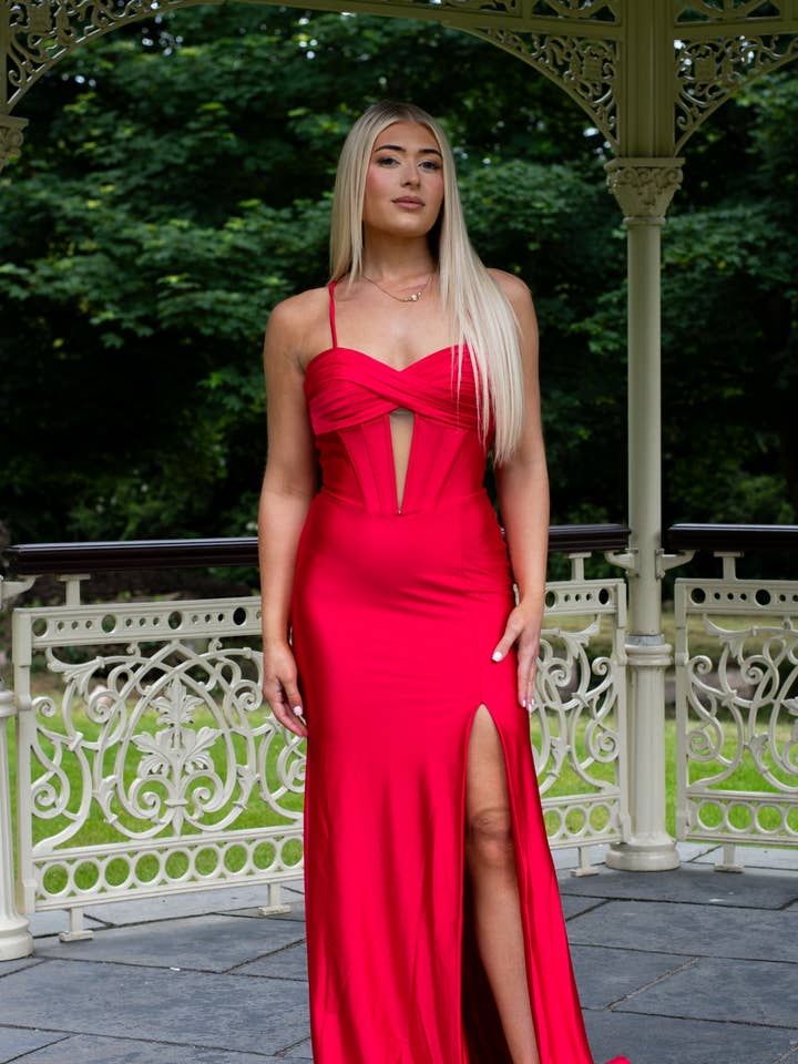 Tania Red for wholesale by Ruby Prom