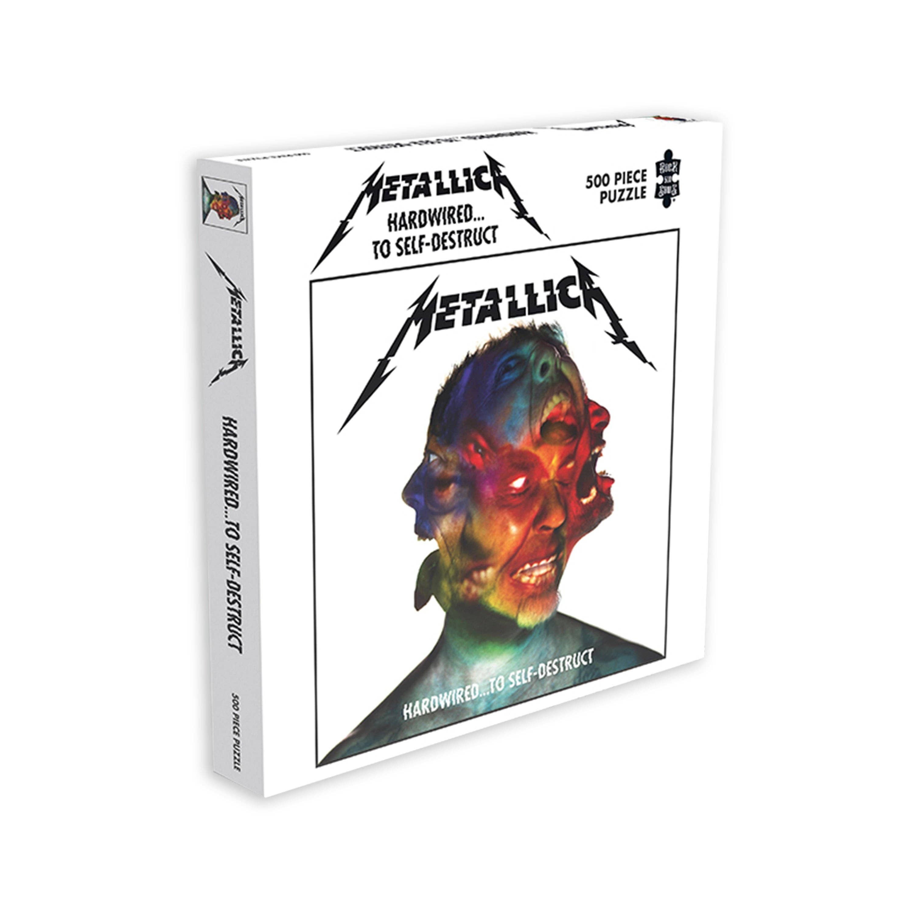 AQUARIUS, GAMAGO, ICUP, & ROCK SAWS by NMR Brands - Wholesale Puzzle - Adult - Metallica Hardwired...To SElf - Destruct (500 Piece Jigsaw P0