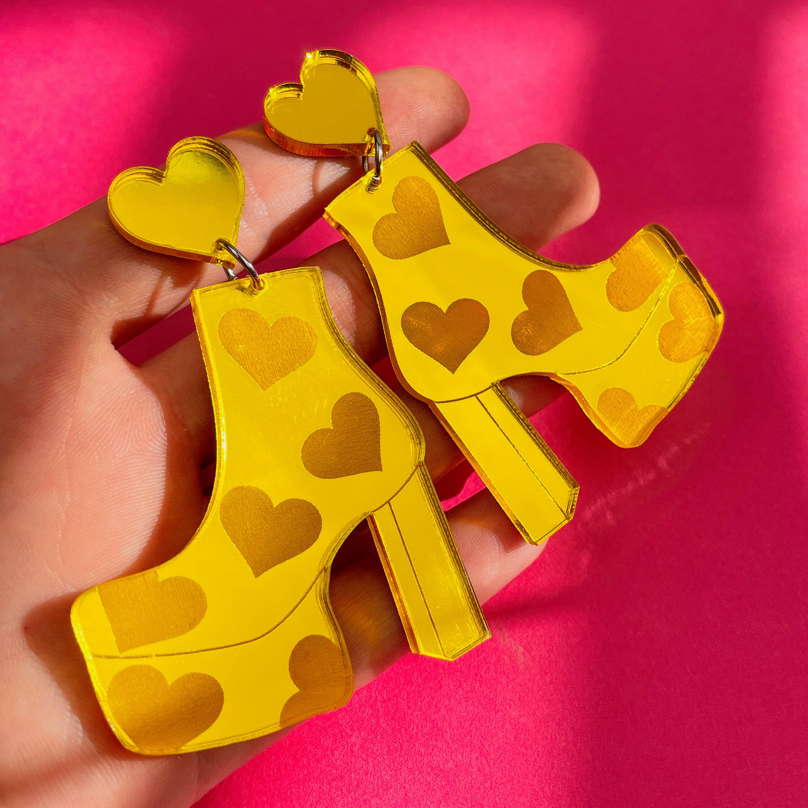 Fairly Odd Shop - Wholesale Dangle Earrings - THE Heart Boots!7